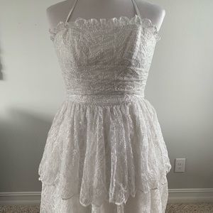 Betsy Johnson White Lace Dress